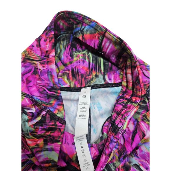 Lululemon Women's Base Pace High-Rise Running Tight 25" Pink Multi Leggings Sz 4 - Picture 10 of 11